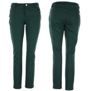 Michael Kors Women's Dark Green Skinny Pants Size 8